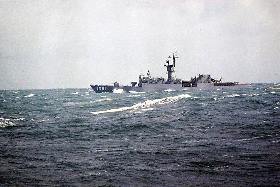 USS Miller, NATO Exercises, 1977.