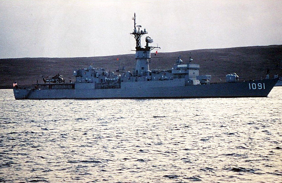 USS Miller, NATO Exercises, 1977.