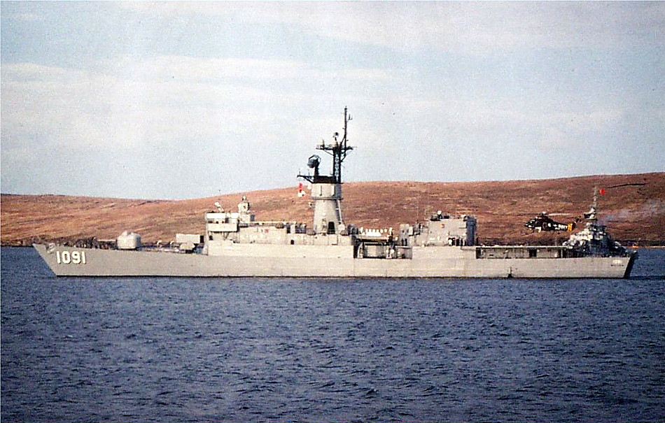 USS Miller, NATO Exercises, 1977.