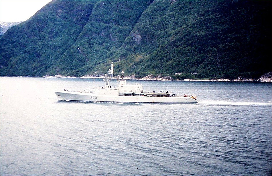 HMCS Margaree, 1977.