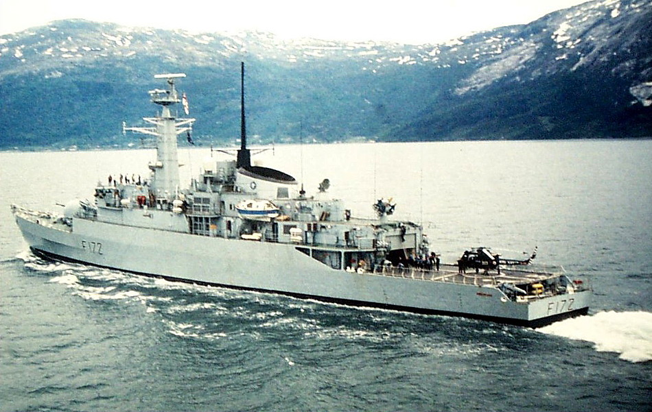 HMS Ambuscade, 1977.