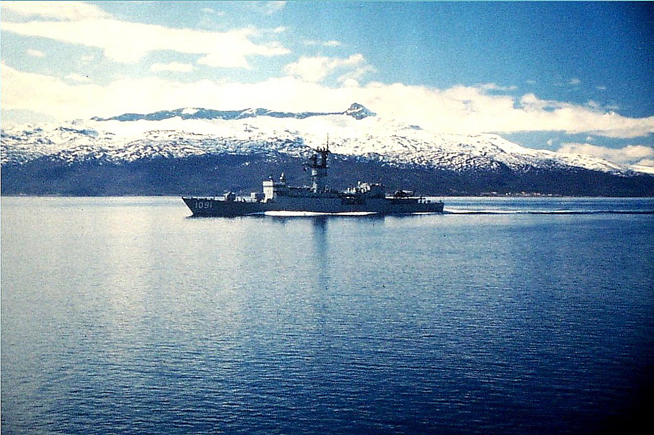 USS Miller, NATO Exercises, 1977.