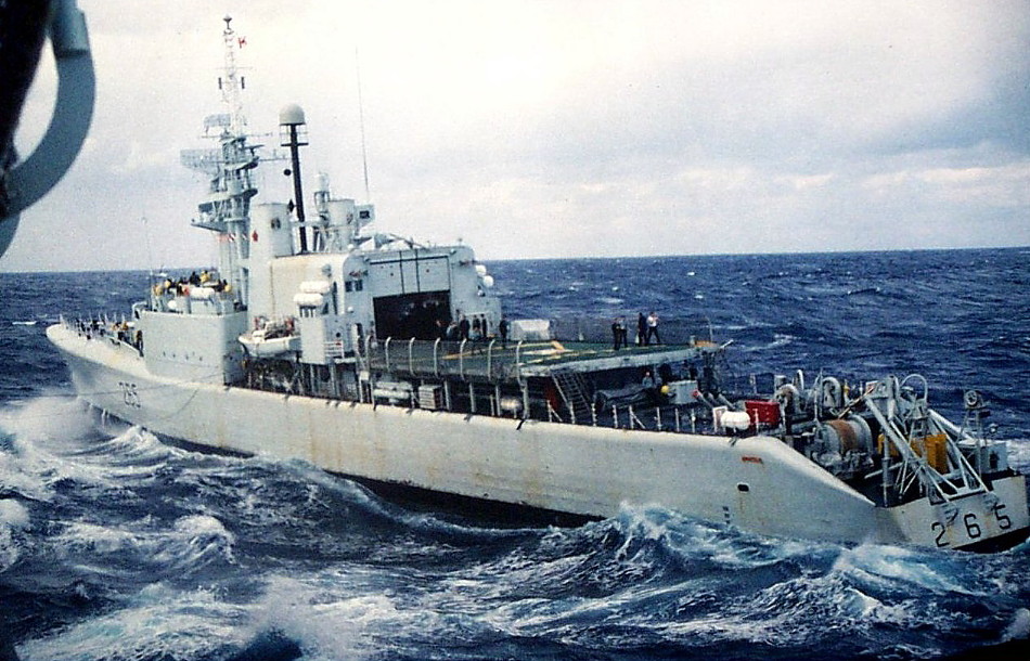 Royal Canadian Navy : HMCS Annapolis, at sea, 1978.