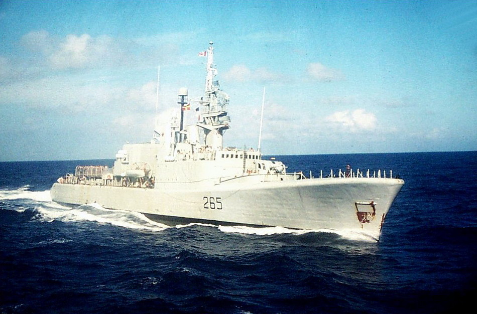 Royal Canadian Navy : HMCS Annapolis, at sea, 1978.