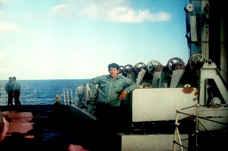 Royal Canadian Navy : HMCS Protecteur, at sea, 1978.