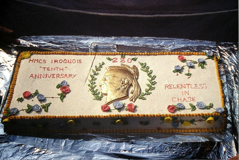 Royal Canadian Navy : HMCS Iroquois 10th Birthday, 1982.