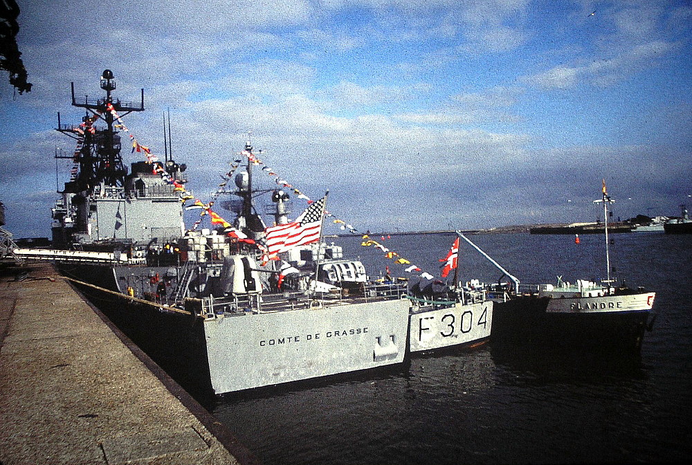 USS Comte de Grasse & HNoMS Narvik, NATO Deployment, 1983.