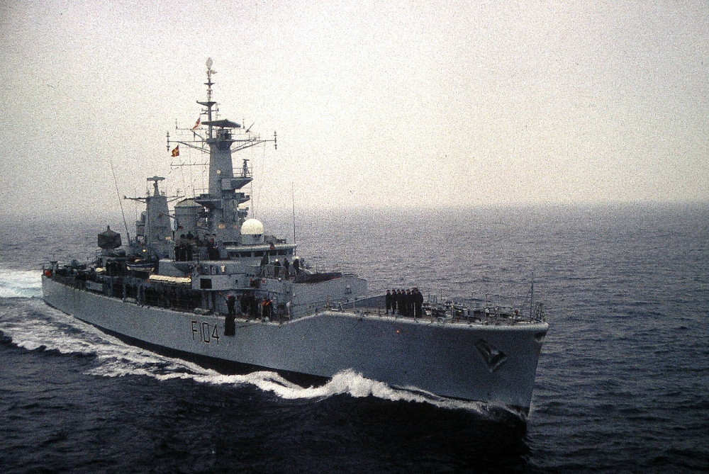 HMS Dido, NATO Deployment, 1983.