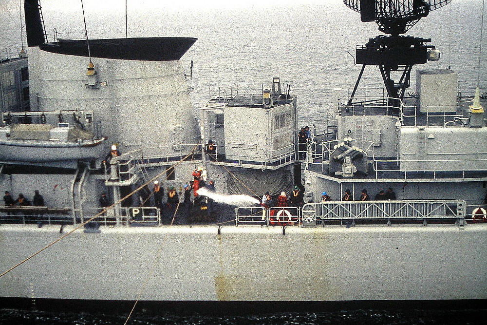 Royal Canadian Navy : HMCS Athabaskan, NATO Deployment, 1983.