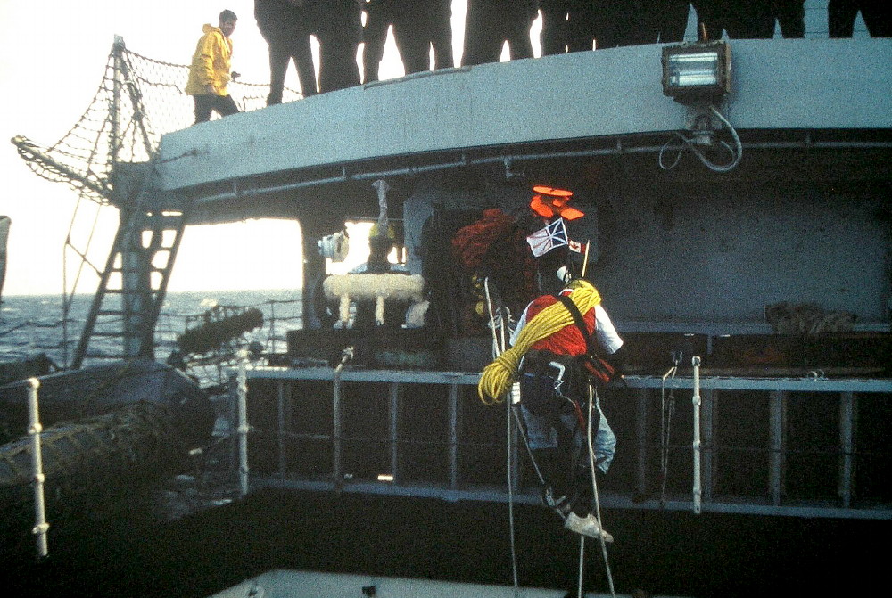 Royal Canadian Navy : HMCS Athabaskan, NATO Deployment, 1983.