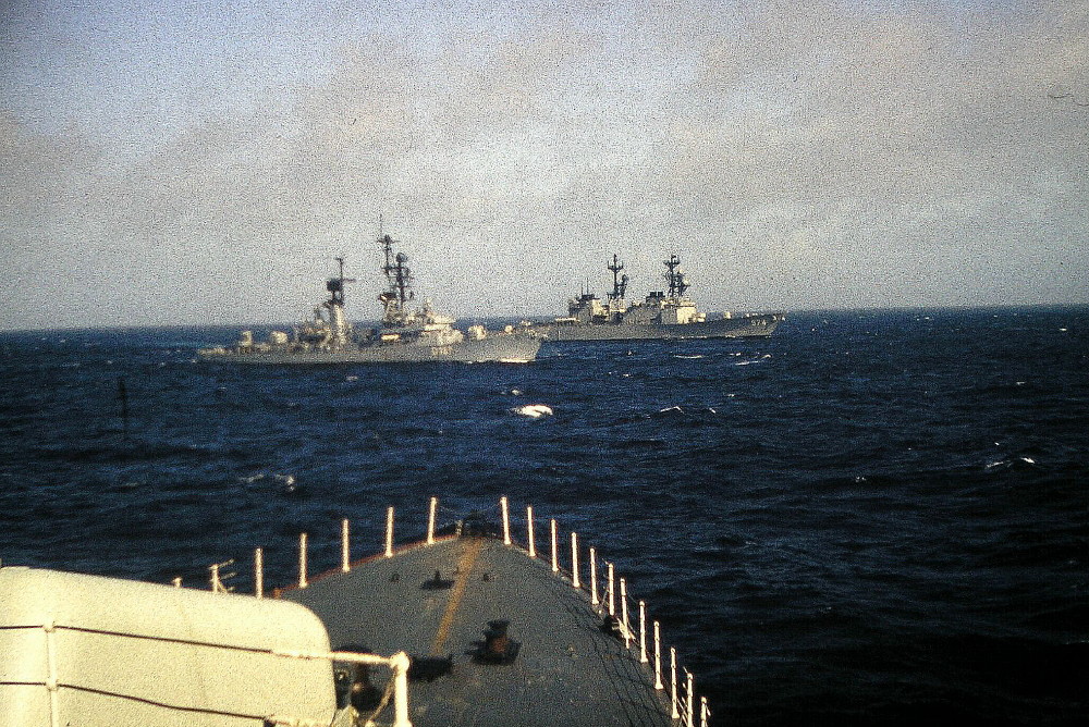 FGS Rommel & USS Comte de Grasse, NATO Deployment, 1983.