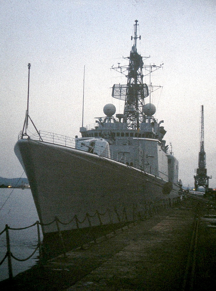 Royal Canadian Navy : HMCS Athabaskan, visit to Gibraltar, 1983.