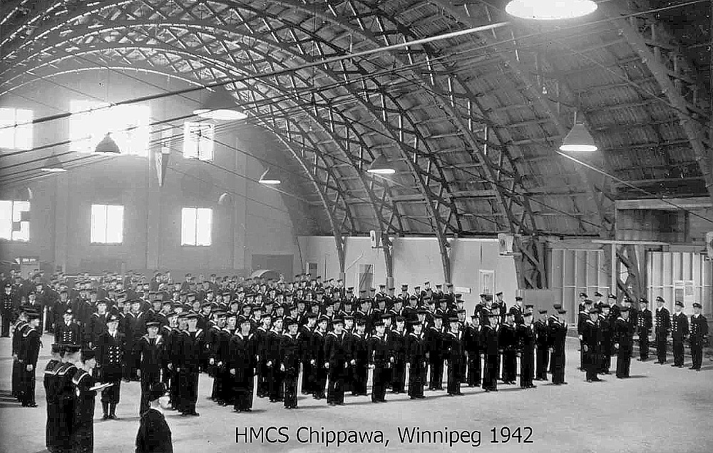 HMCS Chippawa, Winnipeg, 1942