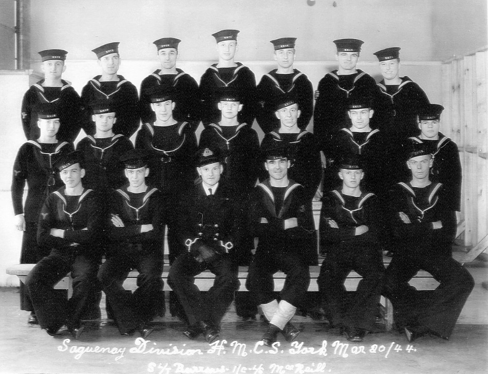 HMCS York, Saguenay Division, 1944