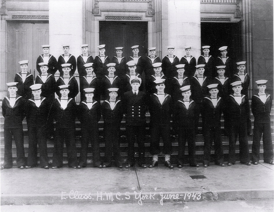 HMCS York, E class, 1943