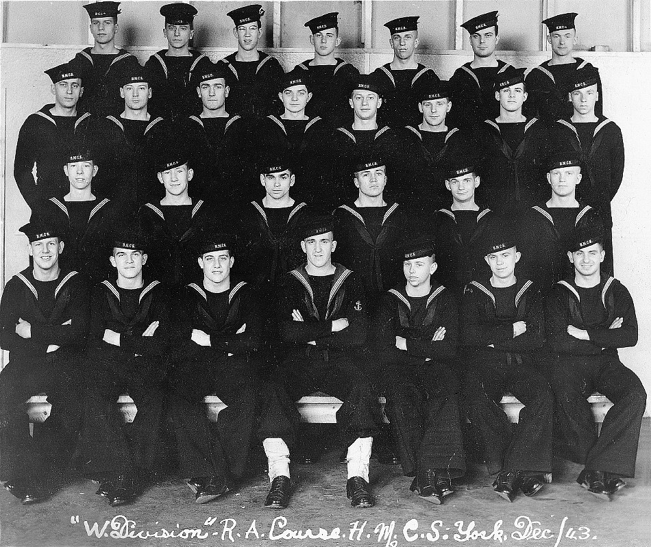 HMCS York, 'W' Division, 1943