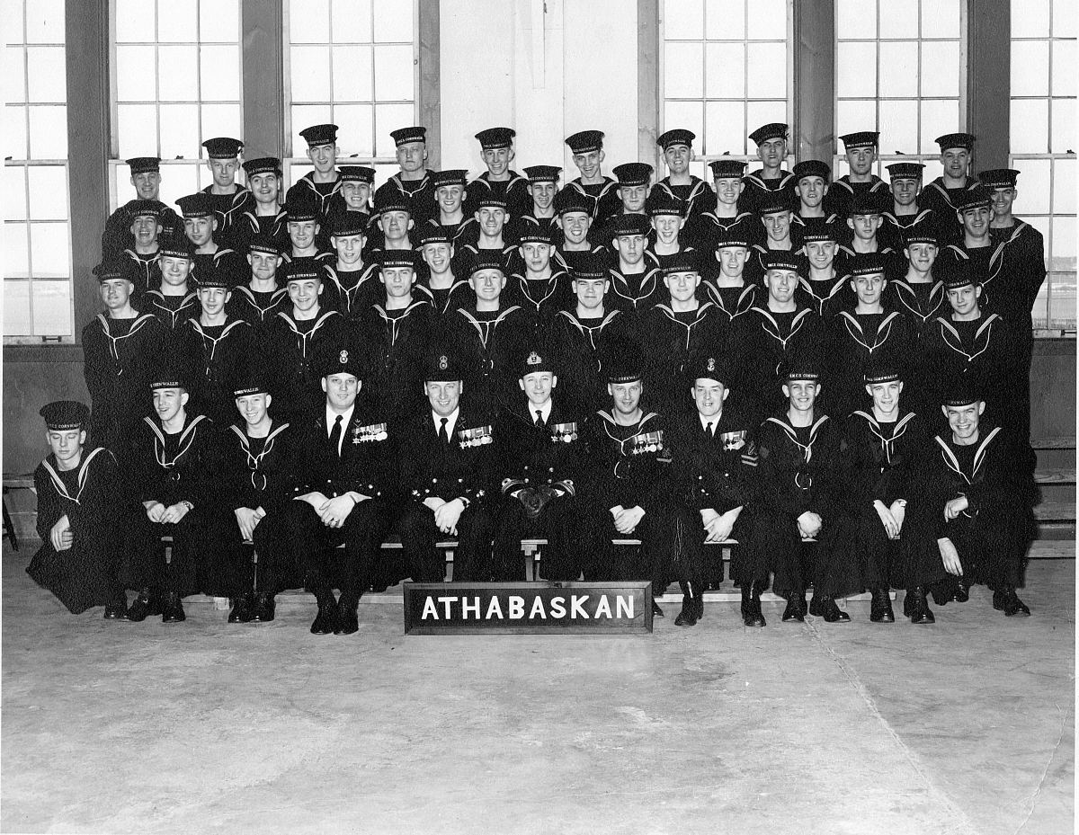 Royal Canadian Navy : HMCS Cornwallis, Athabaskan Division, 1952