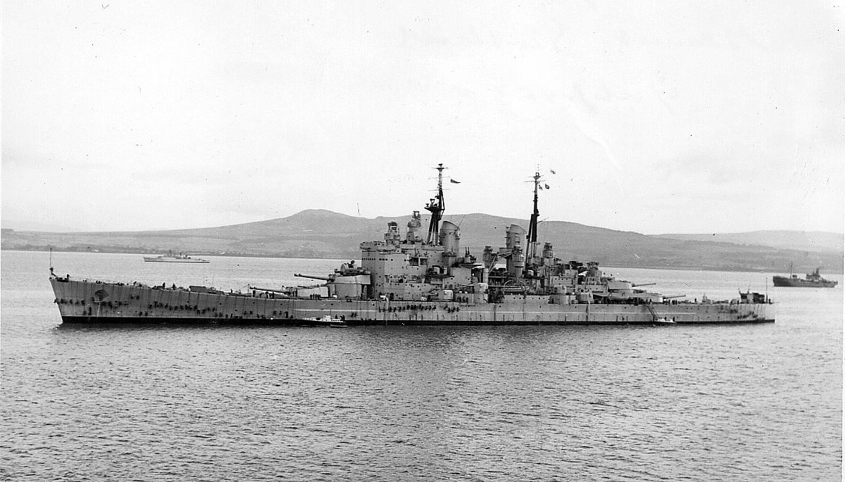 Royal Canadian Navy : HMS Vanguard, 1953