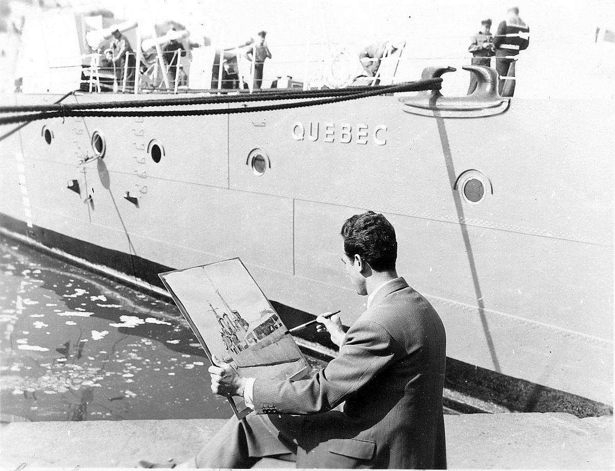 Royal Canadian Navy : HMCS Quebec, 1955