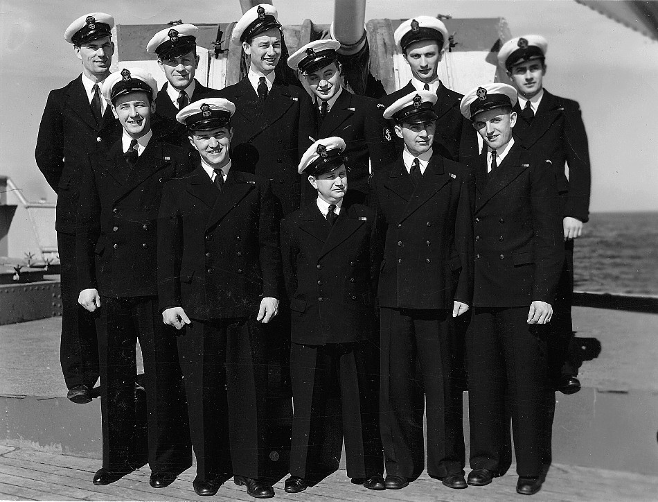 Royal Canadian Navy : Ernie Schoen, Bob Dornan & Jack Miller.