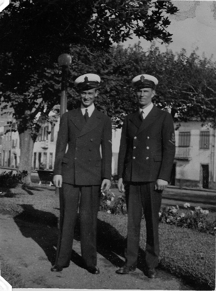 Royal Canadian Navy : Jack Miller & Bob Hughes.