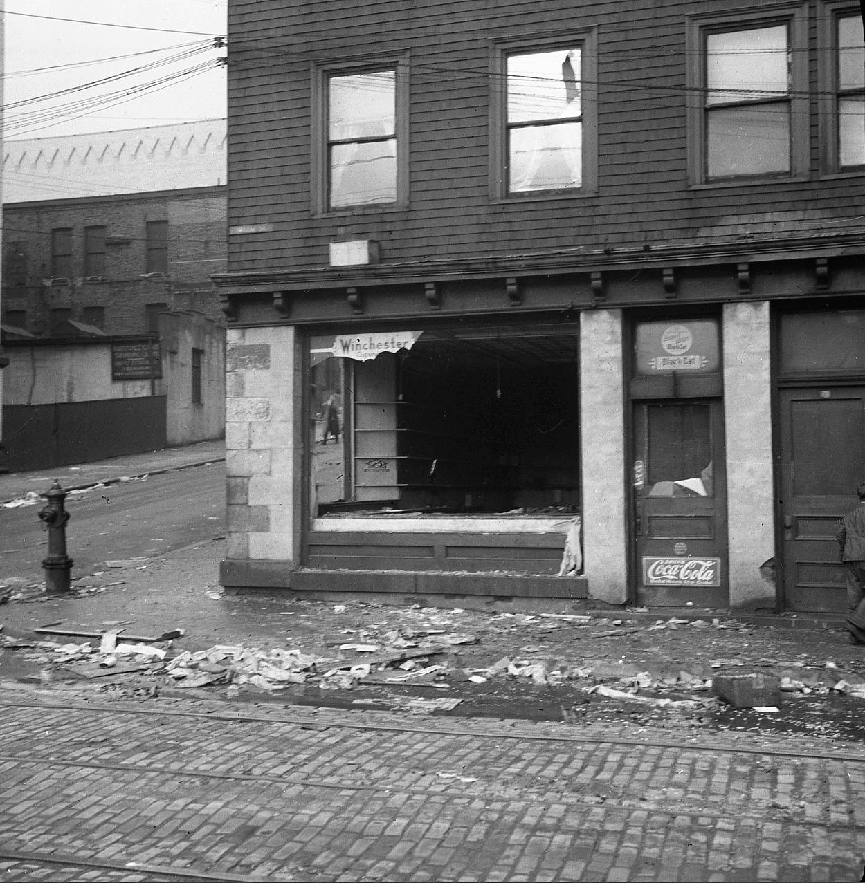 Aftermath of the Halifax Riot, May 8, 1945