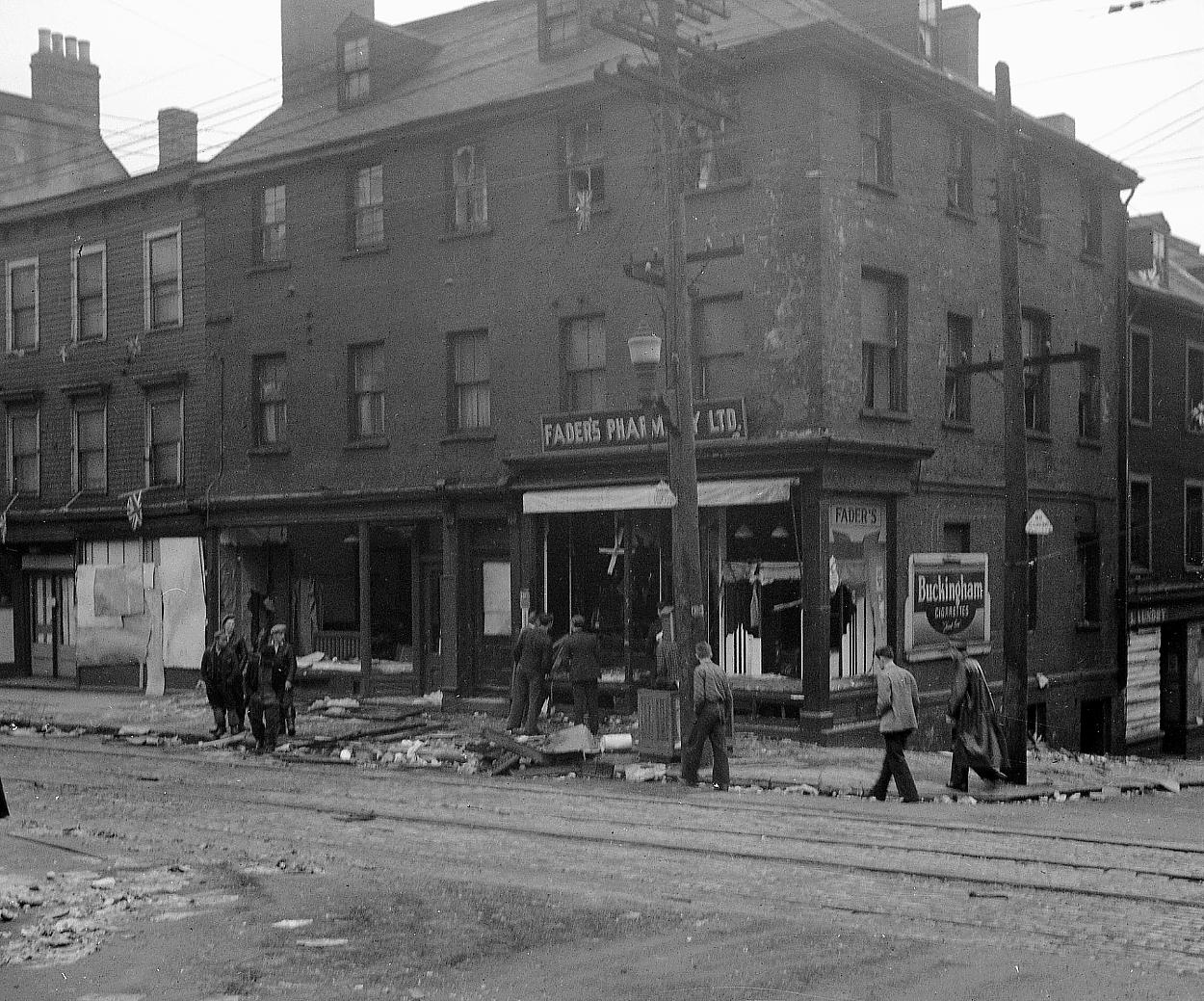 Aftermath of the Halifax Riot, May 8, 1945