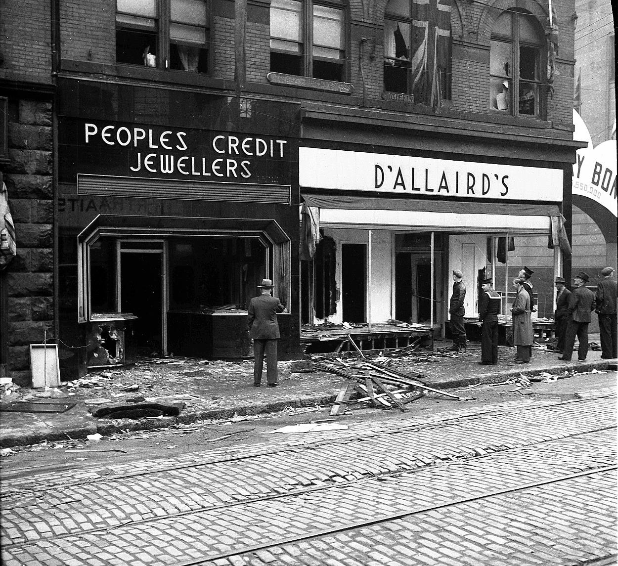 Aftermath of the Halifax Riot, May 8, 1945