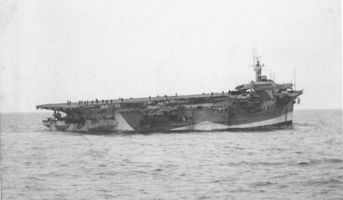 HMS Nabob, 1944.