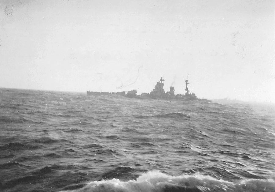 HMS Rodney and fleet, convoy to Russia, 1944.