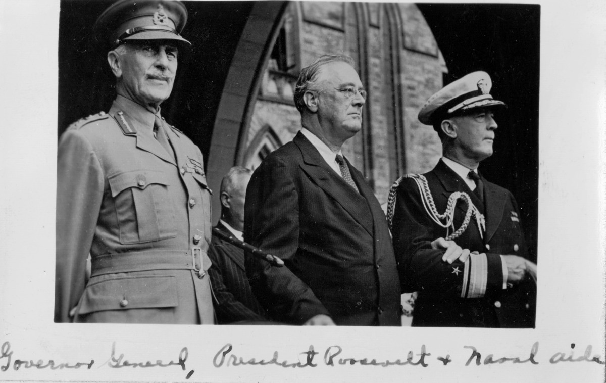 President Roosevelt and Governor General, Ottawa