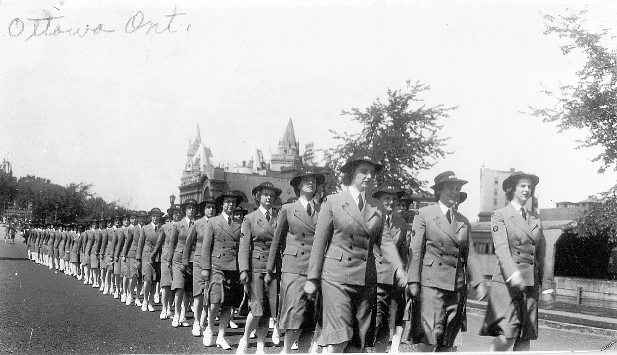 WRCNS in parade, Ottawa