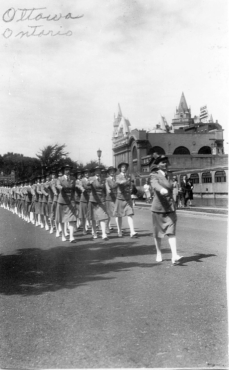 WRCNS in parade, Ottawa