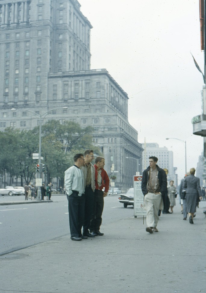 Royal Canadian Navy Recruits in Montreal, 1960.