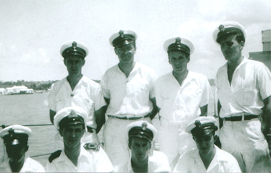 Royal Canadian Navy : HMCS Ste Therese : crew members, 1943-44.