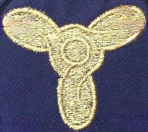 Stoker badge -- propeller