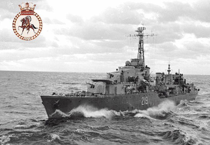 Royal Canadian Navy :  HMCS Athabaskan.