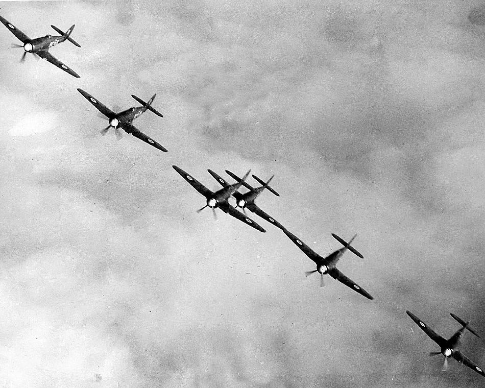 Sea Fury Aircraft Over Halifax